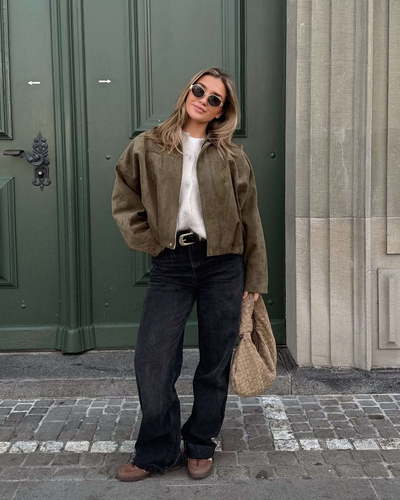 Maven™ Wildleder-Bomberjacke