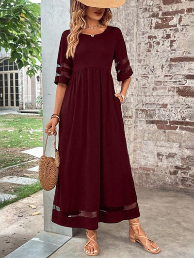 Esme Chic Kleid mit figurschmeichelnder Bauchabdeckung