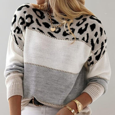 NOIR & ROSE™ | Leopard Elegance Sweater