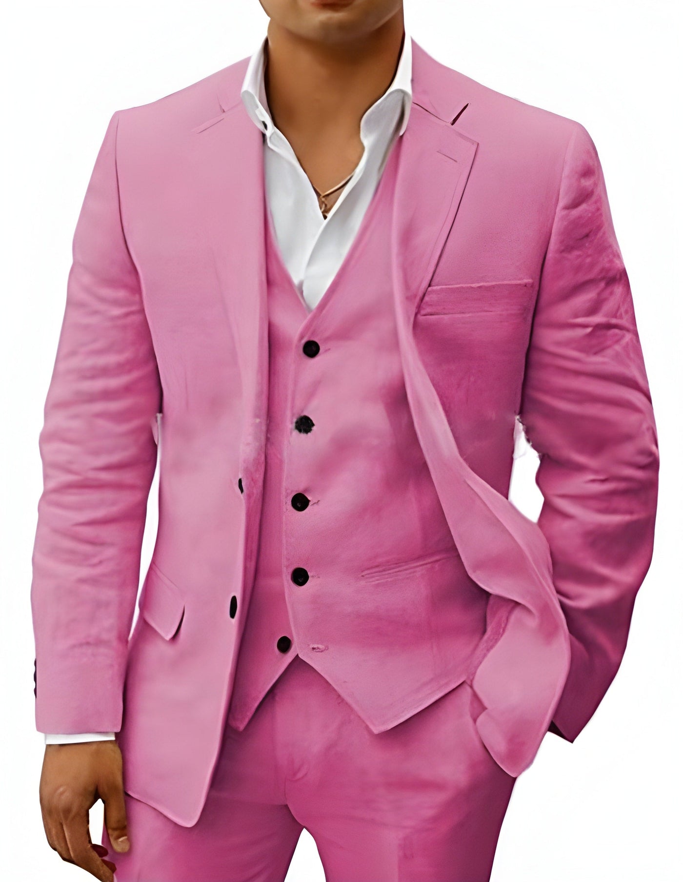 Heren Linnen Pak | 3-Delig | Klassiek & Ademend | Bruiloft & Zomerlook