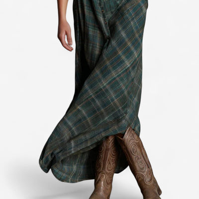 Cécile™ Zeitloses Maxi-Hemd Kleid